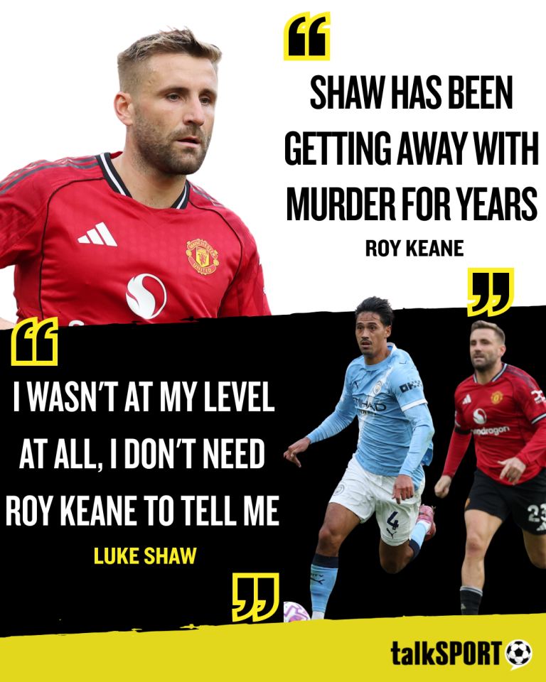Shaw đã bắn trả lại Keane vì những lời chỉ trích gay gắt về màn trình diễn Etihad của anh ấy